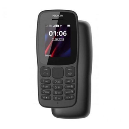 Telemóvel nokia 106 ta-1114 preto dual sim