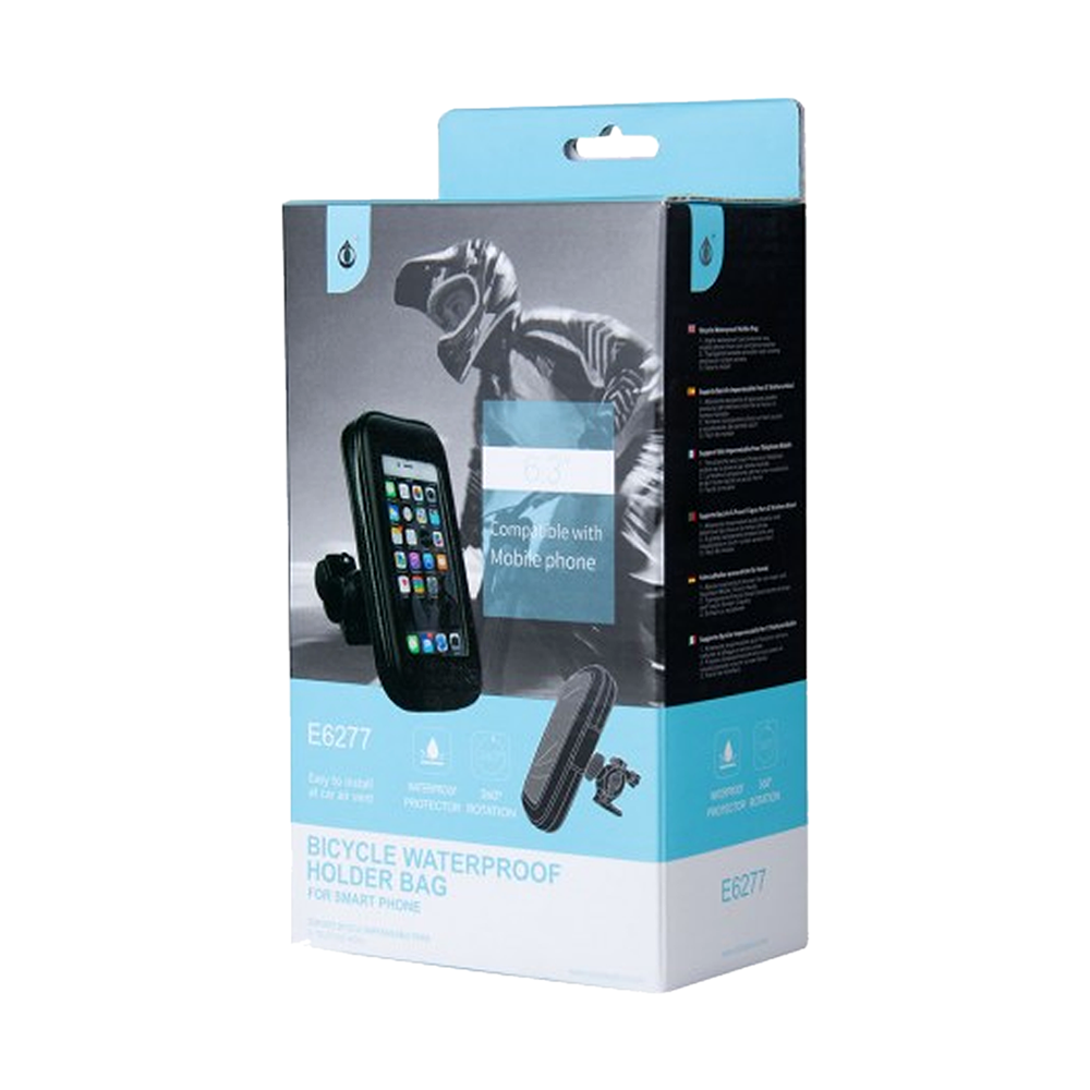 Suporte One Plus E6277 Black Para Bicycle Waterproof, Touch Screen Access