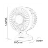Ventoinha De Mesa Oem Double Blade Fan Rosa