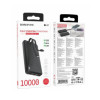 Borofone BJ57 Black 10000mAh Input Micro And Type-C/Output USB And USB-C Cables Type-C And Lightning Power Bank