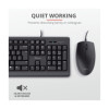 Teclado Com Rato Trust Tkm-250 1.8m Cable Spill Resistant Preto