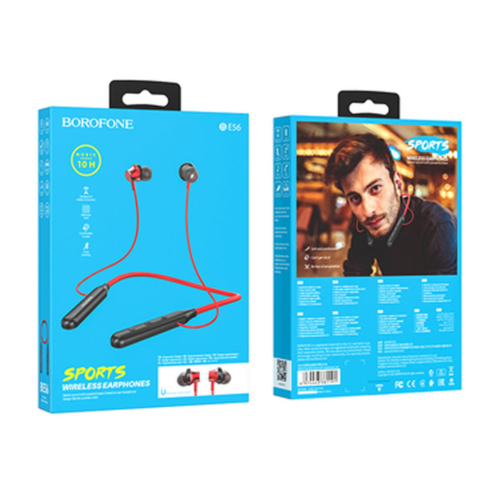 Auricular Wireless Borofone Be56 Vermelho