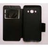 Capa Flip Cover Com Janela E Desenho Samsung Galaxy J5 2016 J510 Preto