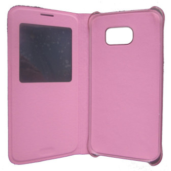 S-View Cover Samsung Galaxy S7 Edge / G935 Rosa Compativel