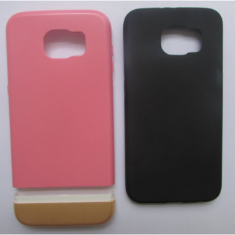 Capa Silicone Samsung Galaxy S6 Edge G925 Rosa Fosco