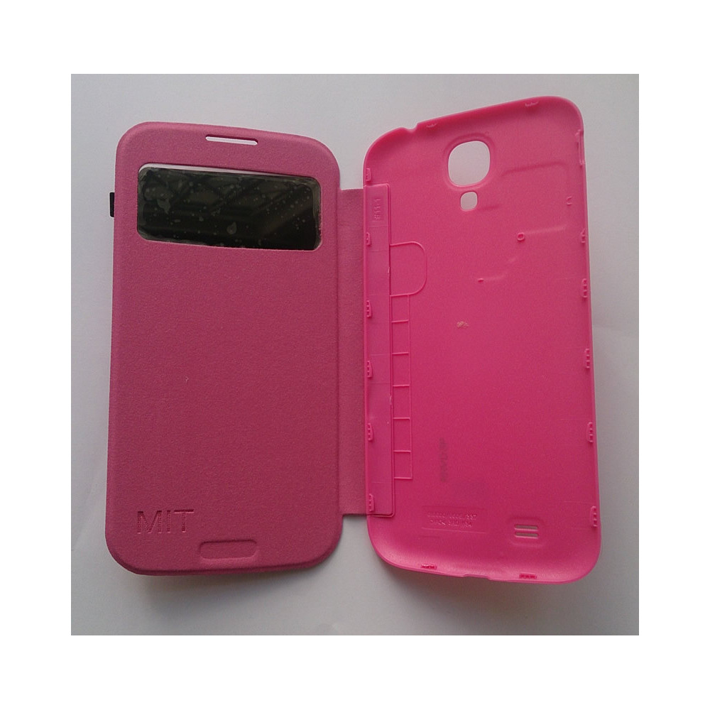 Flip Cover Janela Com Tampa Samsung Galaxy S4 / I9500 Pink