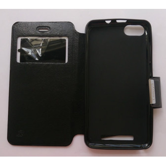Flip Cover Com Janela Para Wiko Lenny 3 Black
