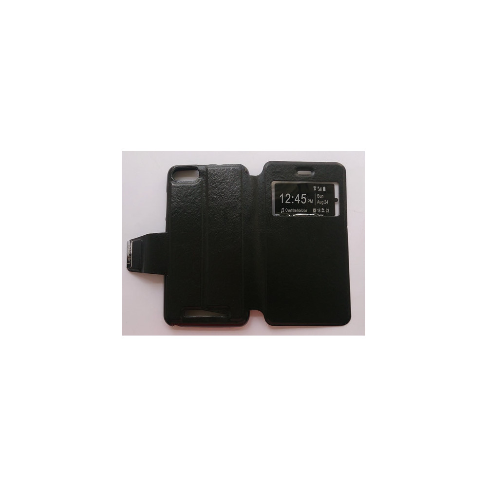 Capa Flip Cover Com Janela Wiko Lenny 3 Preto