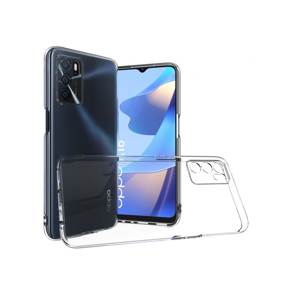 Oppo A16/A16s Transparent Premium With Camera Protector Silicone Case