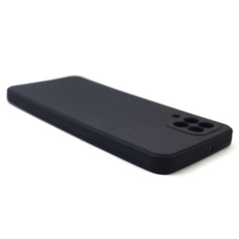 Capa Silicone Gel Samsung Galaxy A22 4g Preto Protetor De Camera Robusta