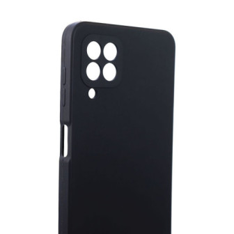 Capa Silicone Gel Samsung Galaxy A22 4g Preto Protetor De Camera Robusta