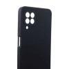 Capa Silicone Gel Samsung Galaxy A22 4g Preto Protetor De Camera Robusta