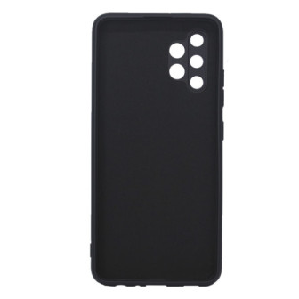 Samsung Galaxy A32 4G Black Robust Silicone Gel Case With Camera Protector