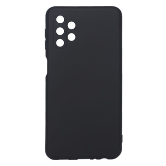 Samsung Galaxy A32 5G Black Robust Silicone Gel Case With Camera Protector