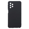 Samsung Galaxy A32 5G Black Robust Silicone Gel Case With Camera Protector