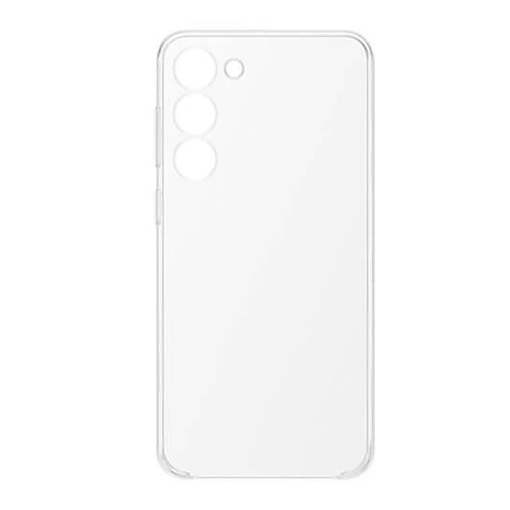 Capa Silicone Samsung Galaxy S23 Plus Transparente Com Protetor De Câmera