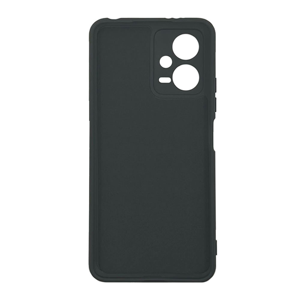 Xiaomi Redmi Note 12 5G/Poco X5 Pro Black Silicone Gel Case With Camera Protector