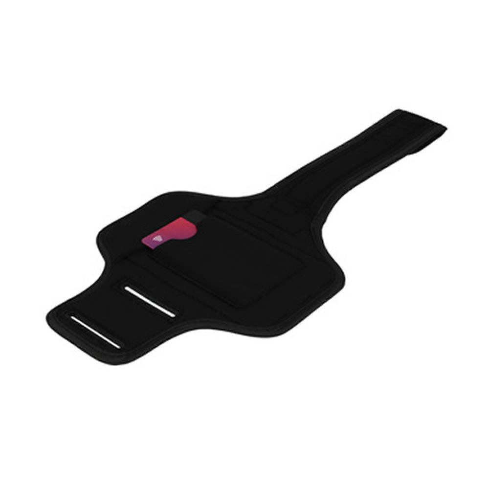 Bolsa De Telemóvel Universal Armband Type 2-5.5" Preto Para Iphone E Samsung