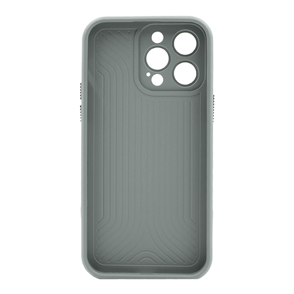 Apple Iphone 14 Pro Max Green Hard Silicone Case With Camera Protector