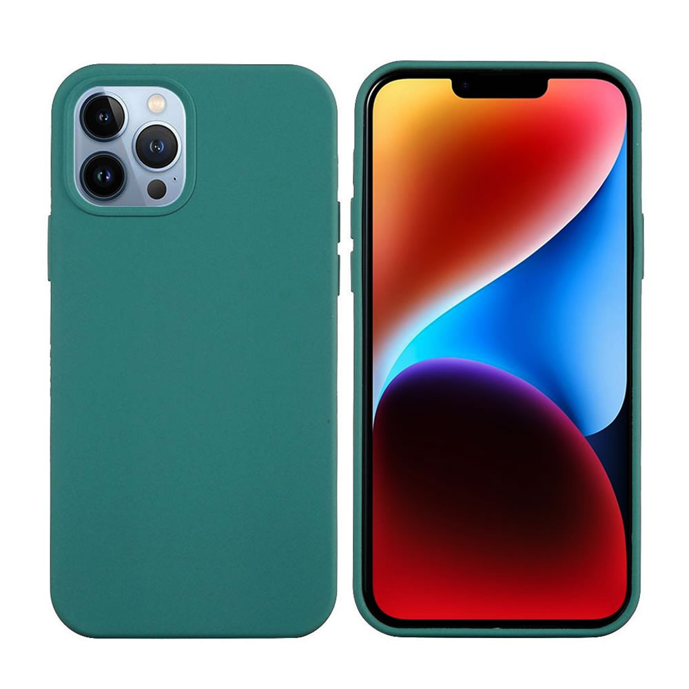 Apple Iphone 15 Pro Max Dark Green Silicone Case