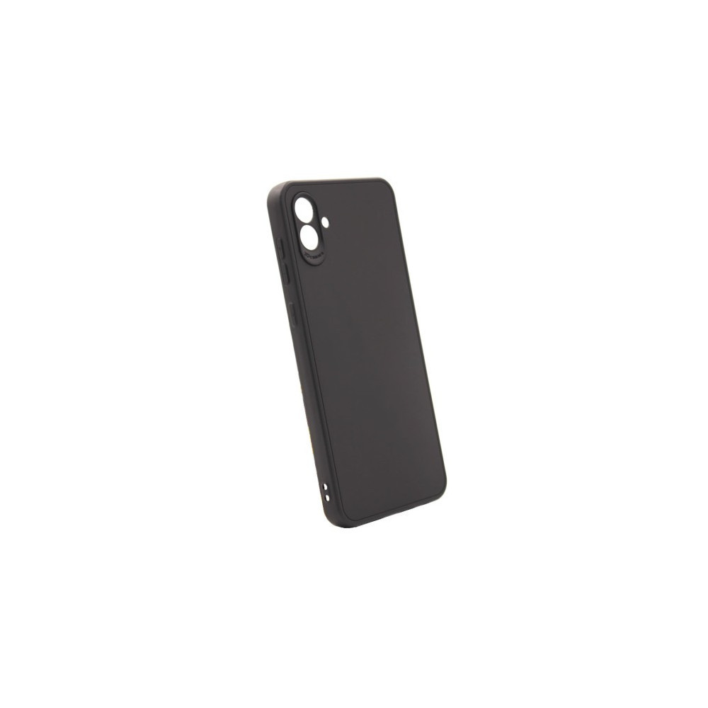 Samsung Galaxy A05 Black Silicone Case With 3D Camera Protector