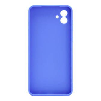 Capa Silicone Gel Samsung Galaxy A05 Azul Com Protetor De Câmera 3d