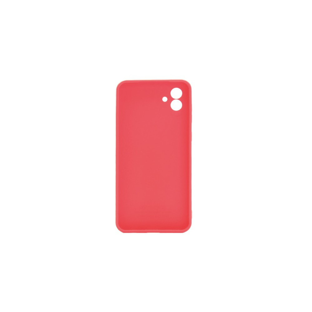Capa Silicone Samsung Galaxy A05 Vermelho Com Protetor De Câmera 3d