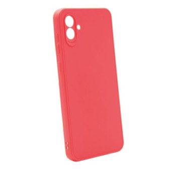 Capa Silicone Samsung Galaxy A05 Vermelho Com Protetor De Câmera 3d
