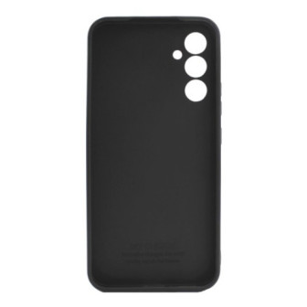 Samsung Galaxy A14 Black Silicone Case With 3D Camera Protector