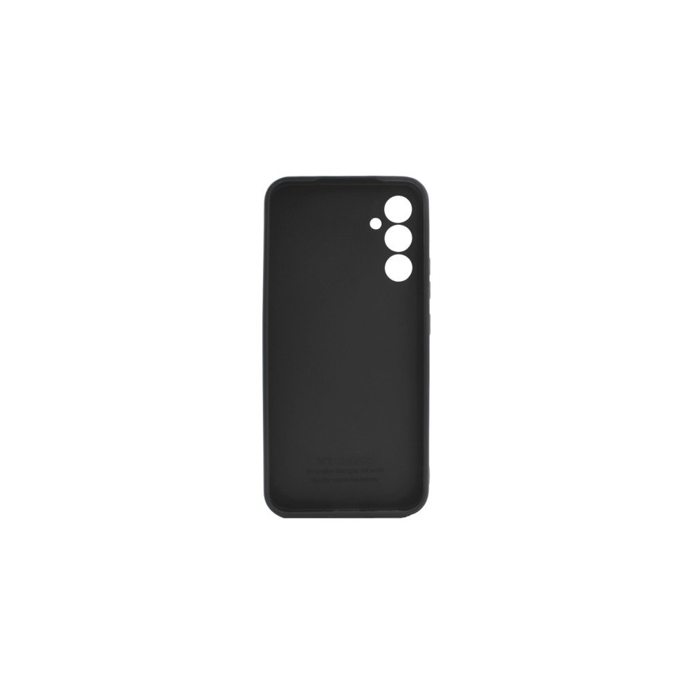 Samsung Galaxy A14 Black Silicone Case With 3D Camera Protector