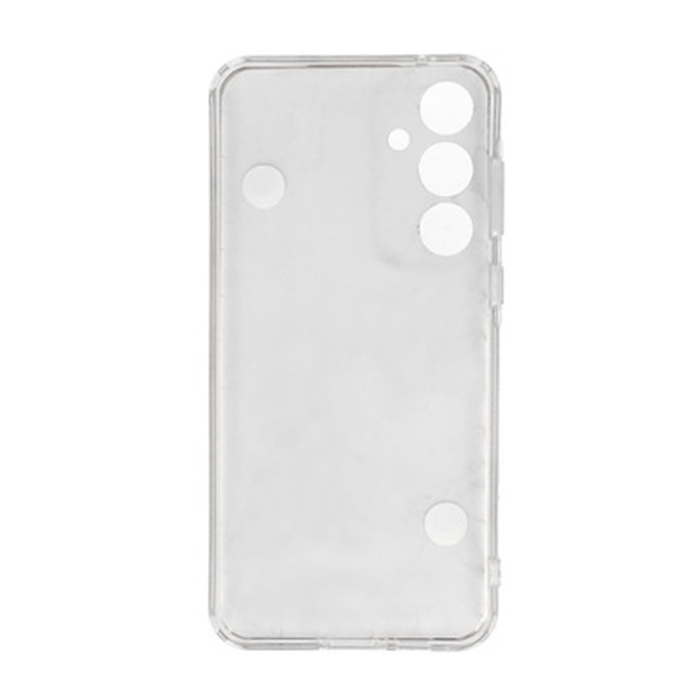Samsung Galaxy A15 4G/5G White Silicone TPU Case With Camera Protector And Chain Design 6