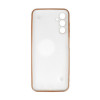 Samsung Galaxy A14 4G/5G White Silicone Gel Case With Camera Protector And Chain Design 3