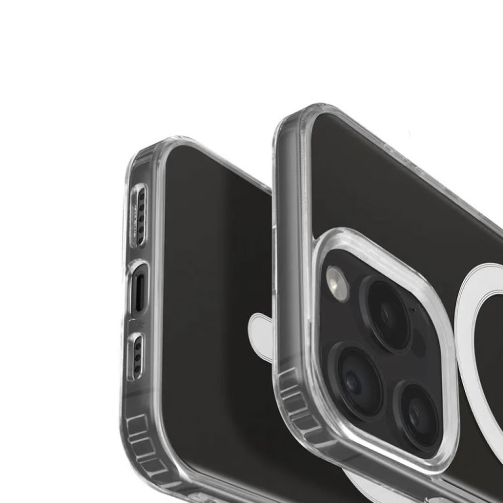 Apple Iphone 16 Pro Max Transparent Magsafe Hard Silicone Case