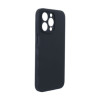 Apple Iphone 15 Pro Black Silicone Case With Camera Protector