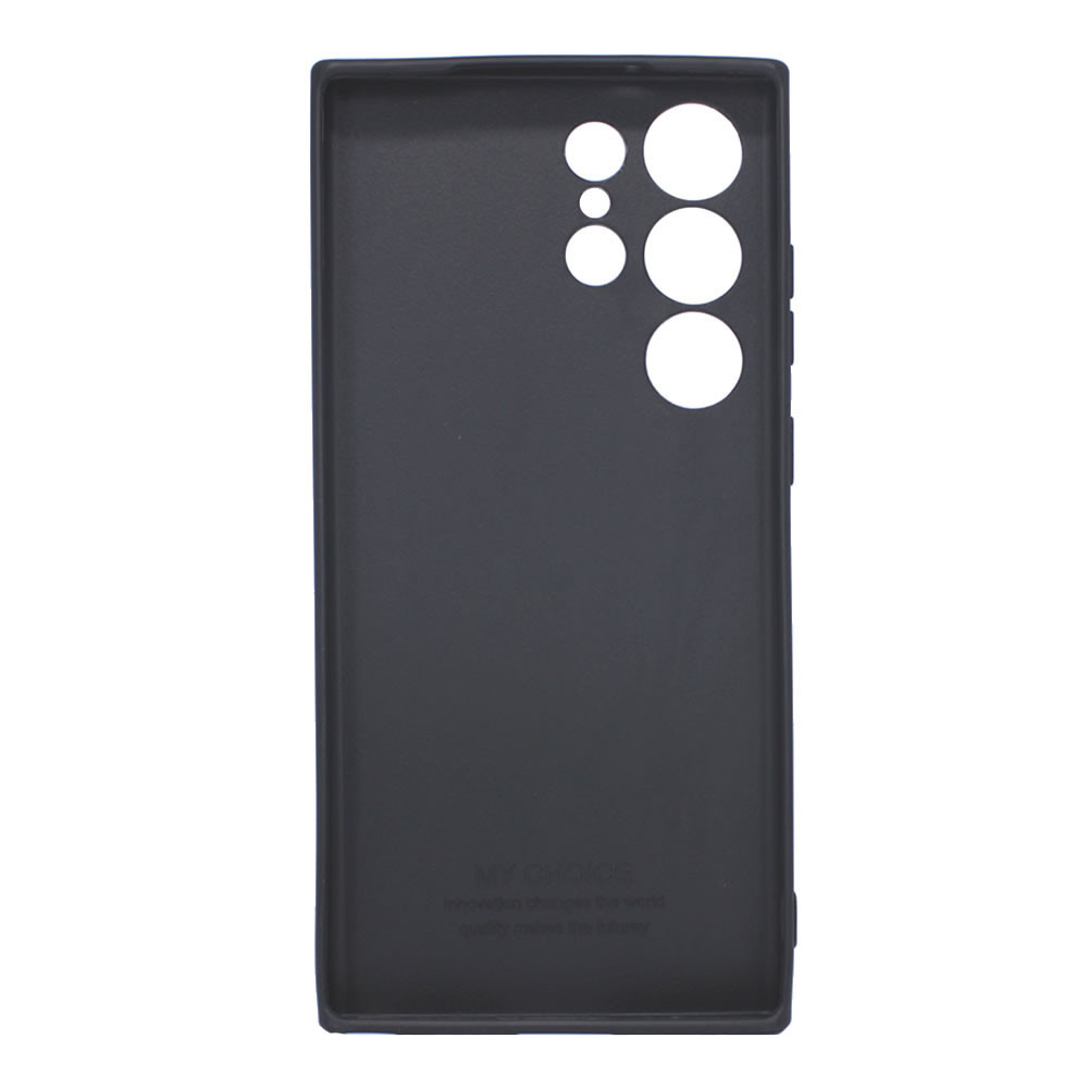 Samsung Galaxy S25 Ultra Black With 3D Camera Protector Silicone Gel Case