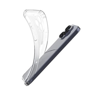 Capa Silicone Anti-Choque Apple Iphone 16 Pro Max Transparente Com Protetor De Câmera