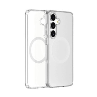 Samsung Galaxy S25 Transparent Magsafe Hard Silicone Case