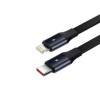 Baseus CGTX000001 Black 30W Car Charger With Retractable USB-C And Lightning Cable