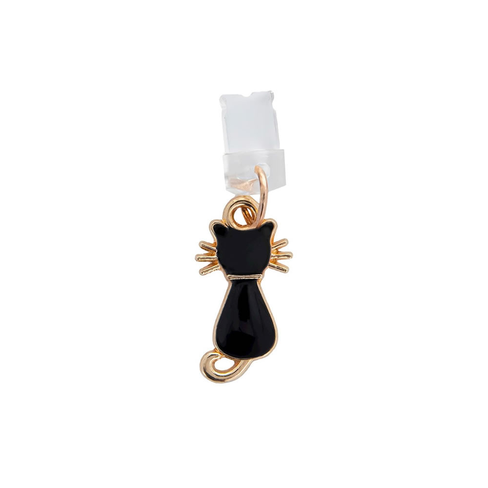 Pingente Gatos Preto Lightning