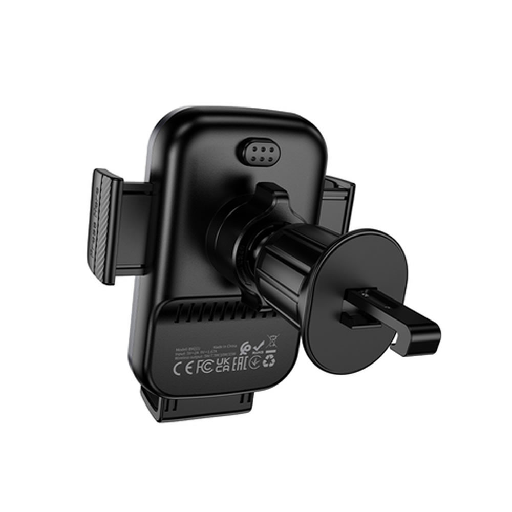 Borofone BH221 Black 15W Phone Holder With Wireless Charger For Ventilation