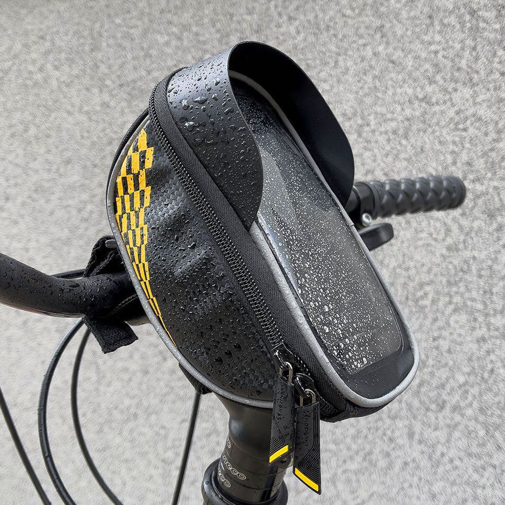 Bolsa De Telemóvel Wozinsky Woz-15 Preto Para Bicicleta
