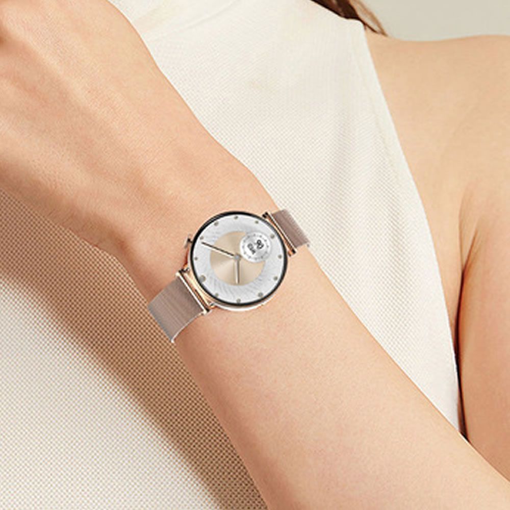 Smartwatch Blavec W17 Rosa Dourado 49mm Com Função De Chamada