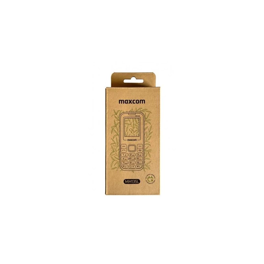 Maxcom MM135L Black 2G (GSM 900/1800 MHz) 1.77" Dual SIM