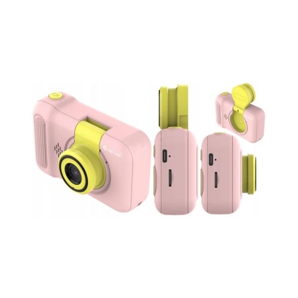 Mini Camera Denver Kca-1351ro Rosa 2.4" Para Crianças
