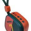 Mini Coluna Bluetooth Mtk Tf4221 Vermelho Futebol 3w 500mah