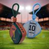 Mini Coluna Bluetooth Mtk Tf4221 Vermelho Futebol 3w 500mah