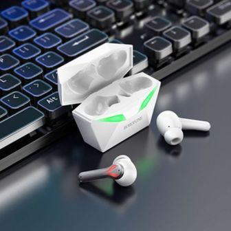 Borofone BW24 White Bluetooth Earbuds TWS Magic Waves