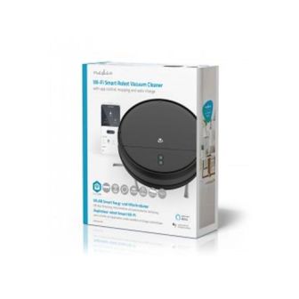 Nedis WIFIVCR001CBK Black Robot Vacuum Cleaner WiFi