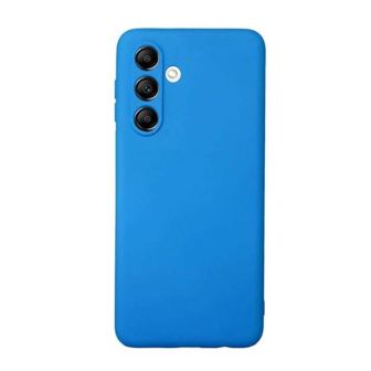 Samsung Galaxy A05s Blue Silicone Case With Camera Protector