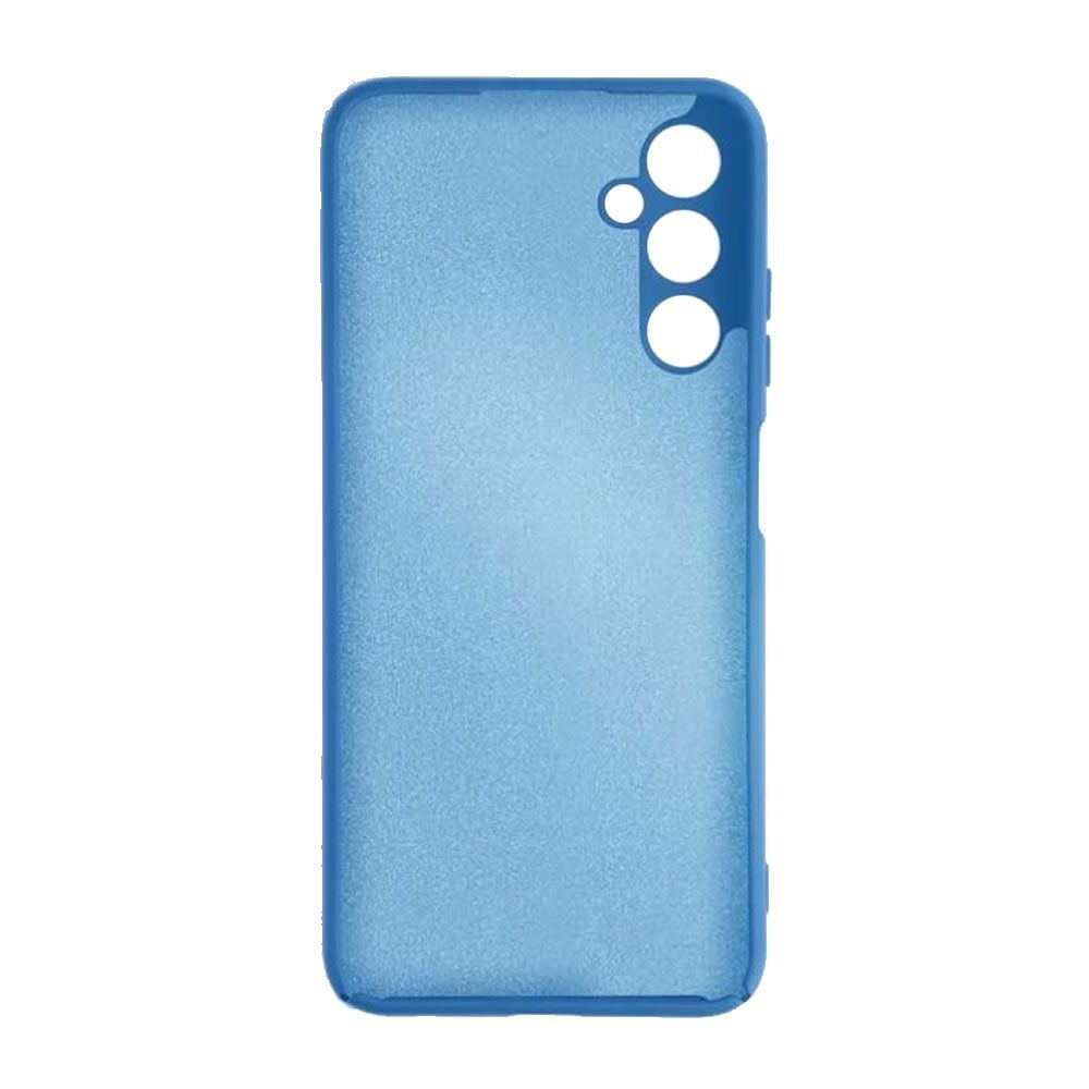 Samsung Galaxy A05s Blue Silicone Case With Camera Protector